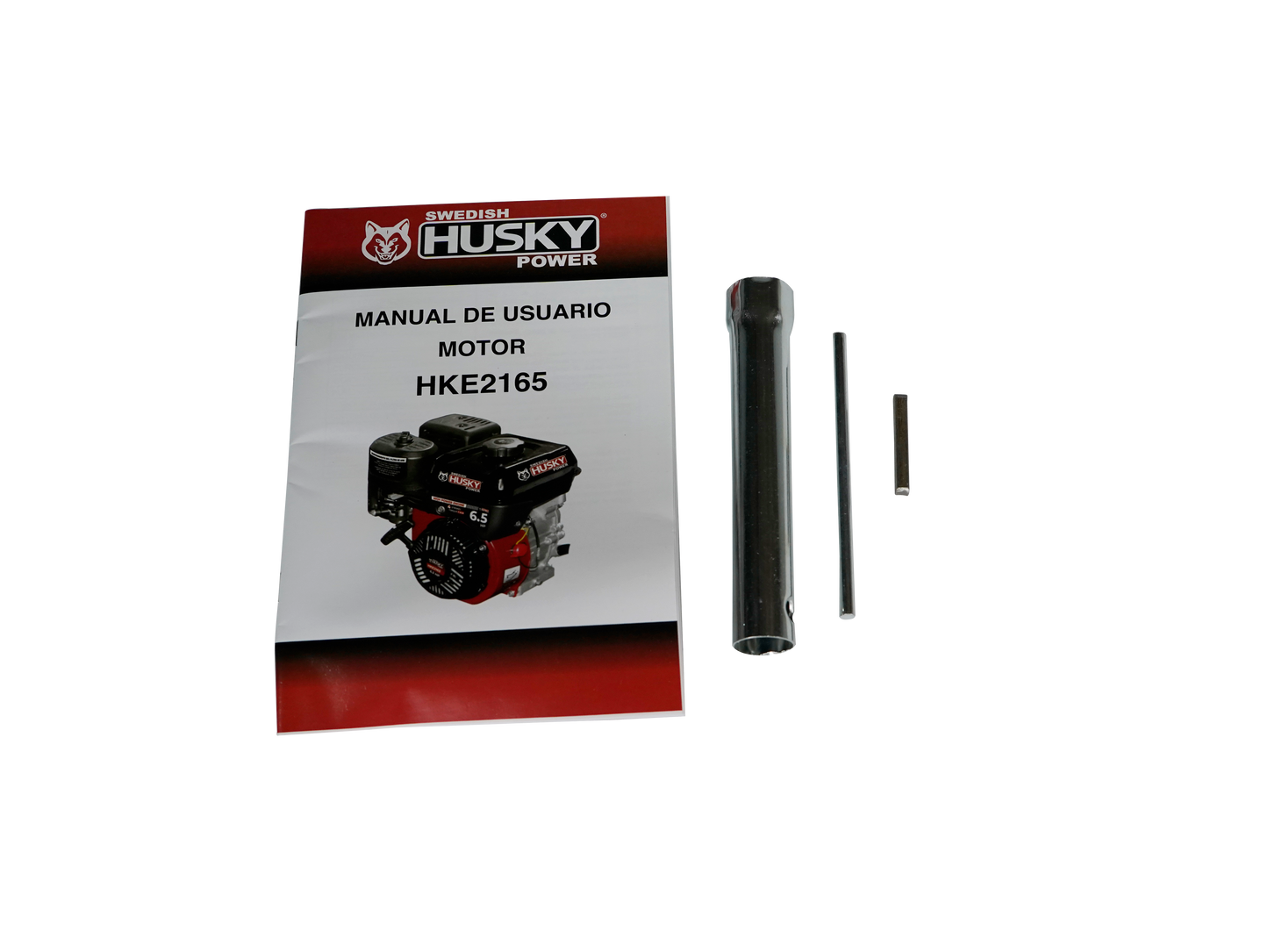 Motor A Gasolina 200cc 6.5 Hp Flecha Cuñero Arranque Manual Husky HKE2165