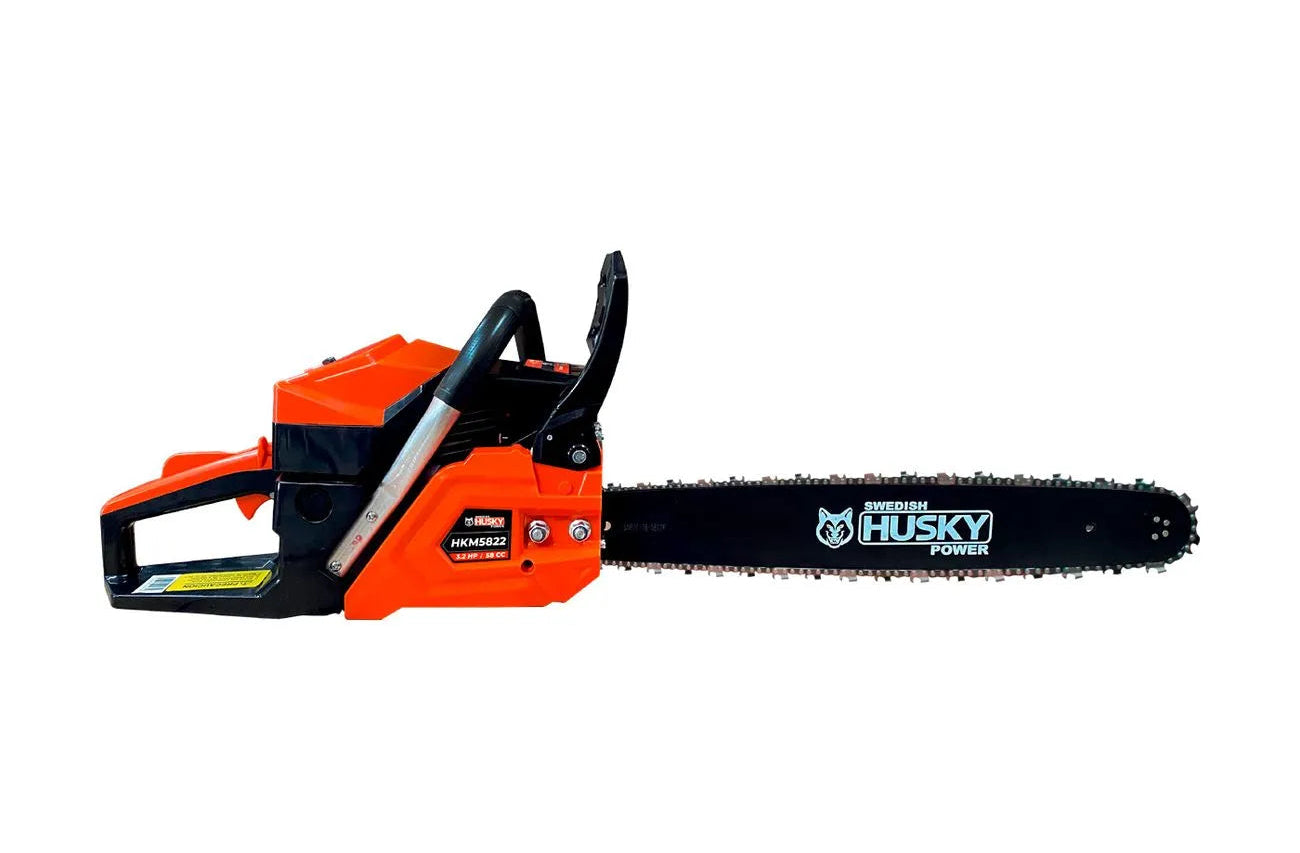 Motosierra De 22" Con Motor A Gasolina De 2 Tiempos 58cc 3.2Hp Husky HKM5822