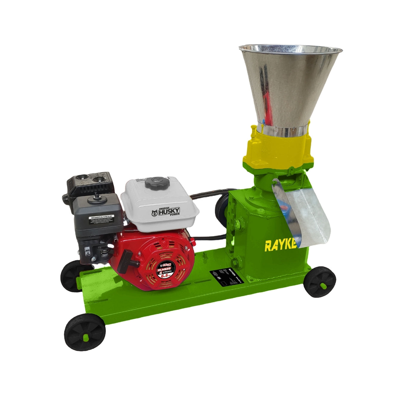 Peletizadora de Alimentos Con Motor Husky Power Gasolina 6.5 hp – RKPLT125-HK65