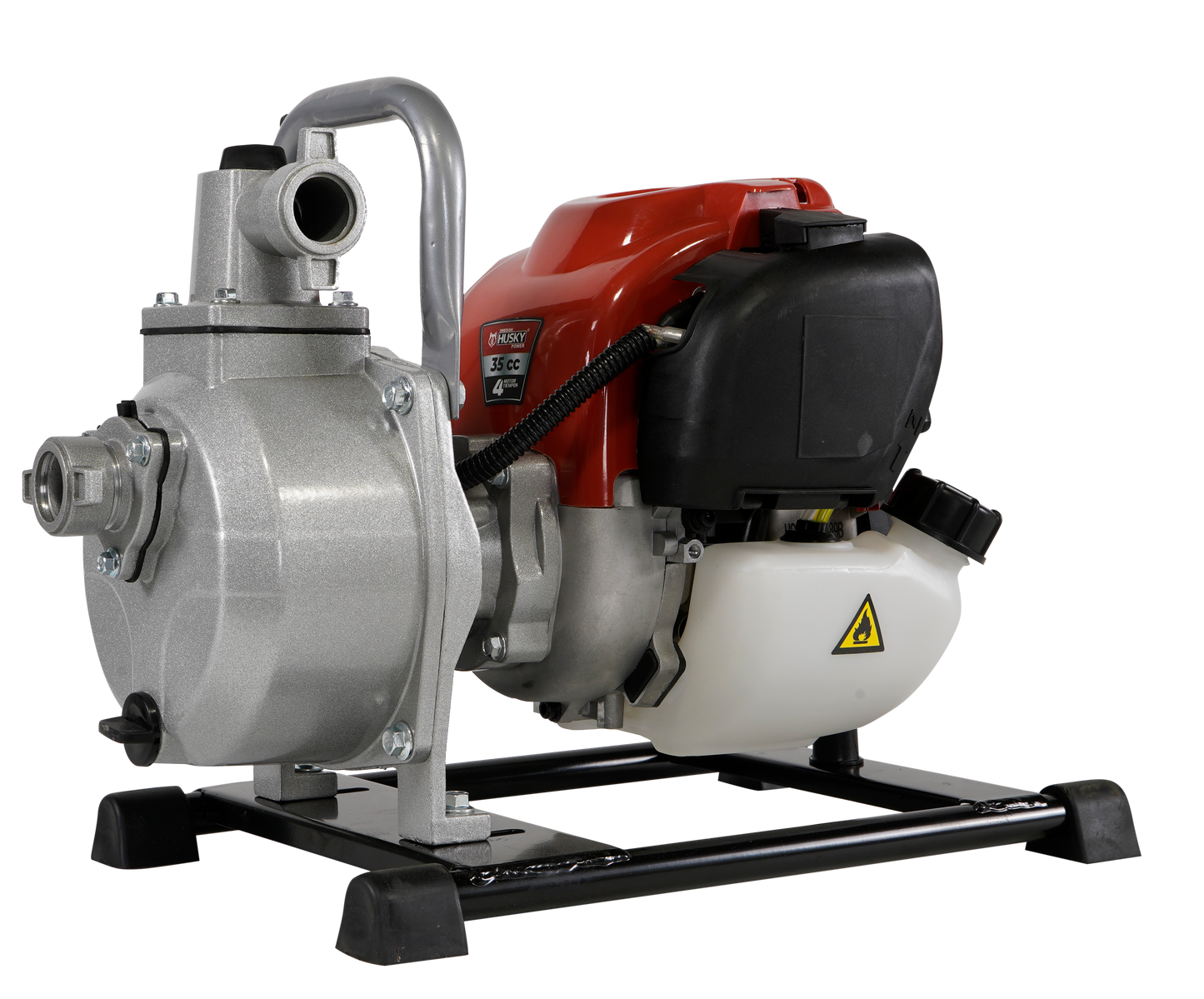 Motobomba A Gasolina 35cc 1.3 Hp Portátil Aucotcebante 4 Tiempos 1"x1" Husky RLB1004T