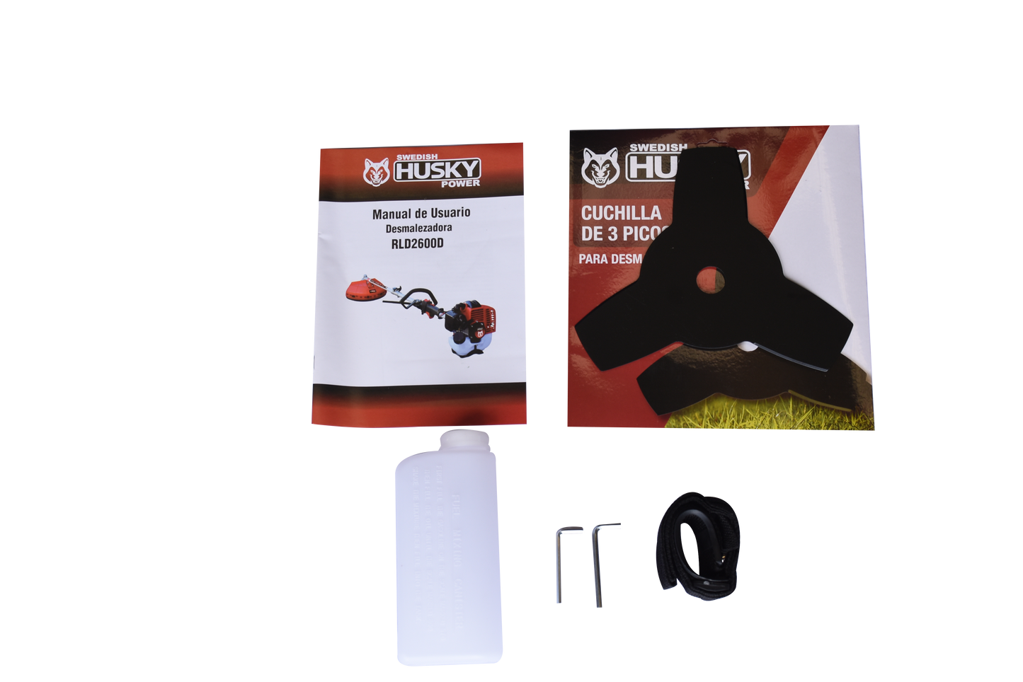Desbrozadora Desmalezadora Recta 2 Tiempos 26cc 1.2Hp Husky RLD2600D