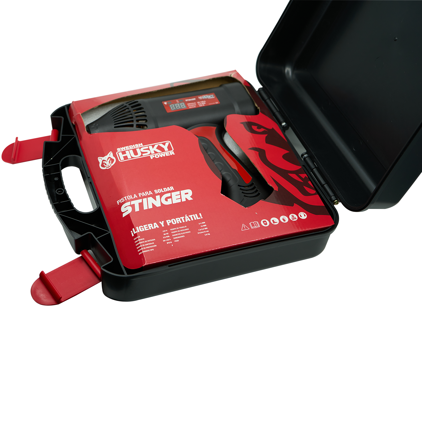 Soldadora Inverter Pistola Digital 120A 127V Husky Power STINGER