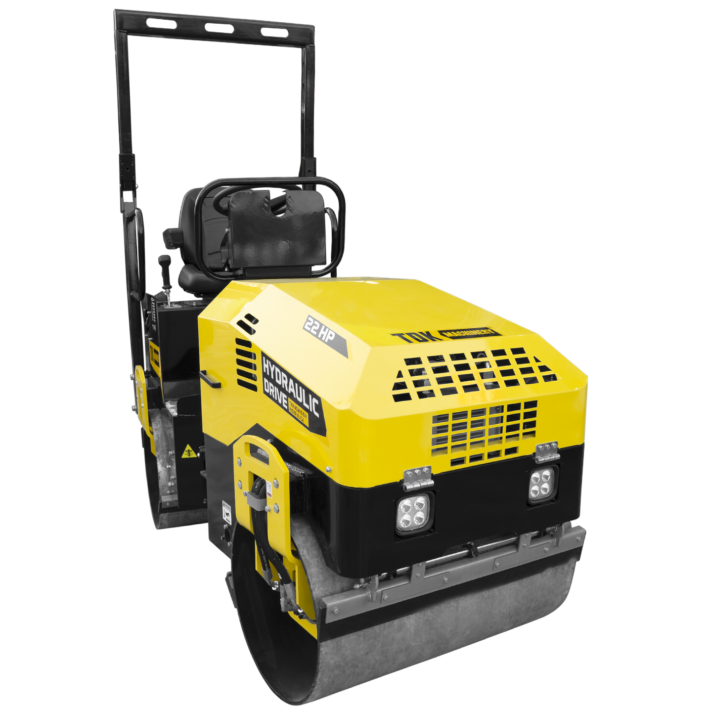 Rodillo Vibratorio Motor A Gasolina 22 Hp Hombre A Bordo Direcion Hidraulica TDK- TDKR1200