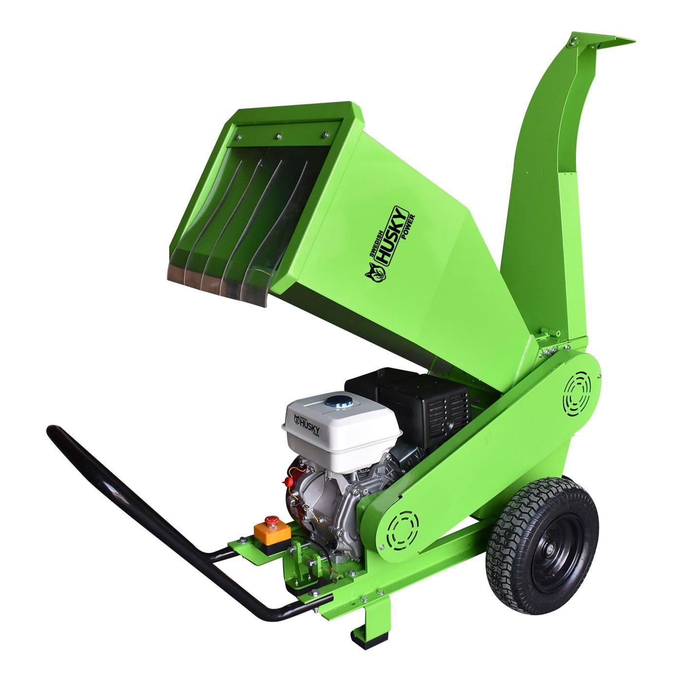 Biotrituradora Chipeadora de Ramas y Troncos Husky Diámetro Máximo de Corte de 4" o 10 cm con Motor a Gasolina 13 hp Husky HKBIO400-HK13