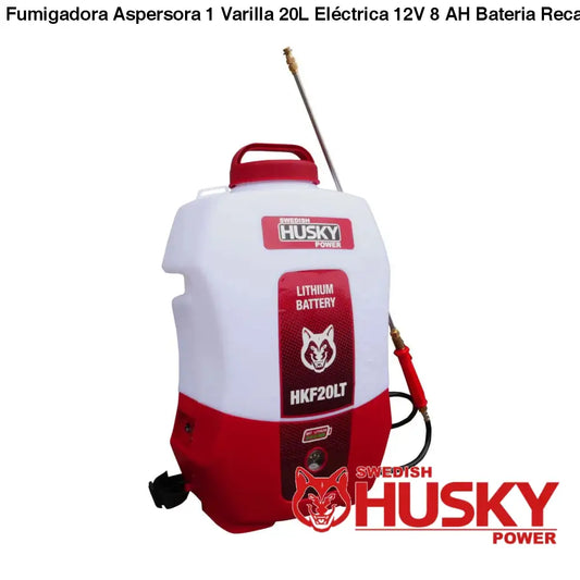 Fumigadora Aspersora 1 Varilla 20L Eléctrica 12V 8 AH