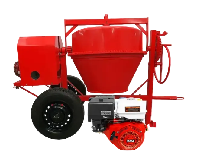 Revolvedora De Acero 1 Saco Con Motor a Gasolina 4 Tiempos 200cc 6.5Hp Husky Power HKRB1-HSK6.5