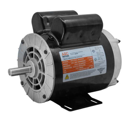 Motor Eléctrico 1 Hp Monofasico 110/220v 4 Polos  1725 rpm – AEM100  Aec Motors