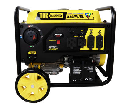 Generador Monofasico TRI FUEL (Gasolina, Gas LP y Gas Natural) 110v/220v 15.3 Hp TDK - ATLAS10TF