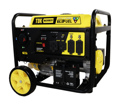 Generador Monofasico TRI FUEL (Gasolina, Gas LP y Gas Natural) 110v/220v 15.3 Hp TDK - ATLAS10TF