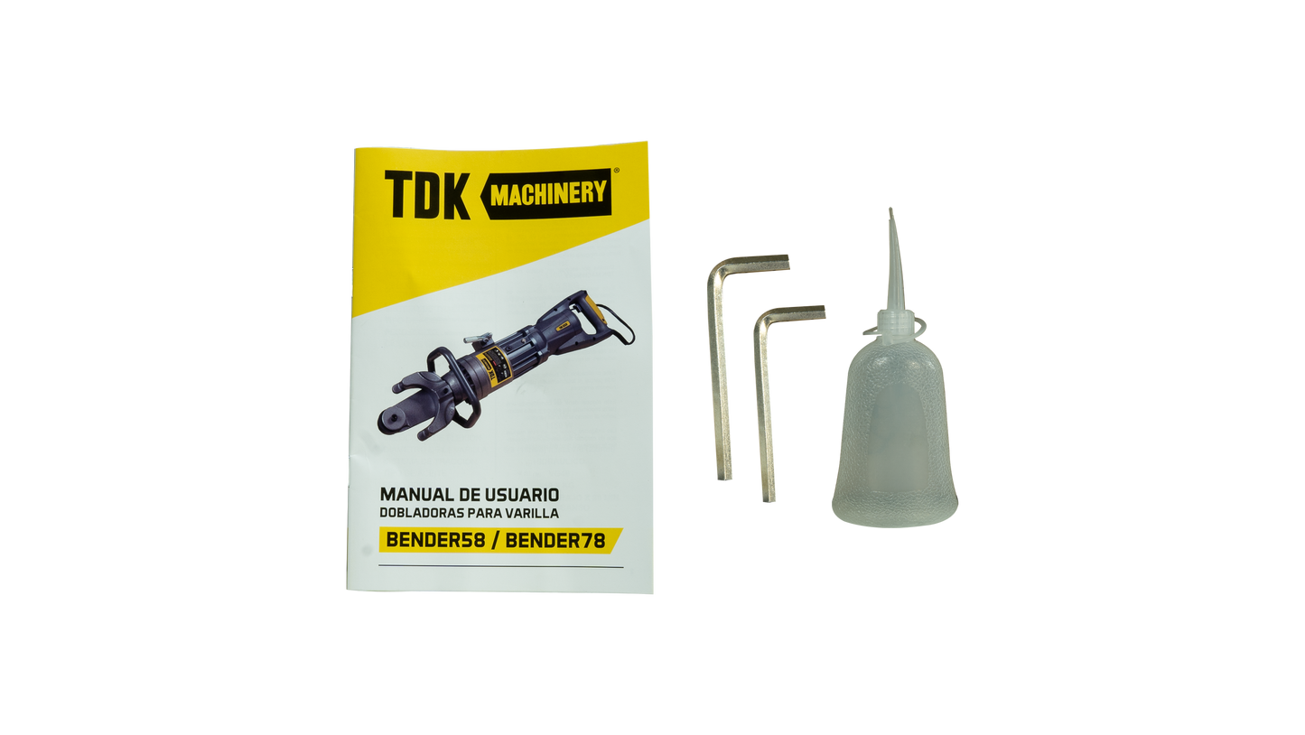 Dobladora De Varilla Electrica 110V/60 Hz 1100 W TDK MACHINERY - BENDER58