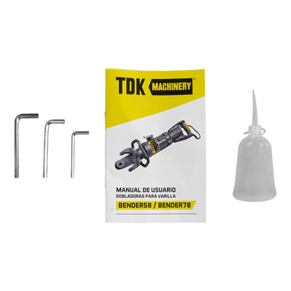 Dobladora De Varilla Electrica 110V/60 Hz 1150 W TDK MACHINERY - BENDER78