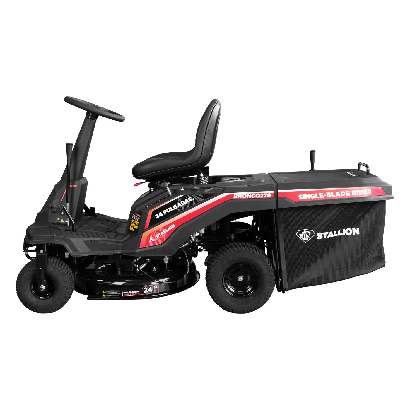 Tractor Podador Profesional Mini 24 Pulgadas Motor Gasolina 8 Hp Arranque Eléctrico – Bronco270