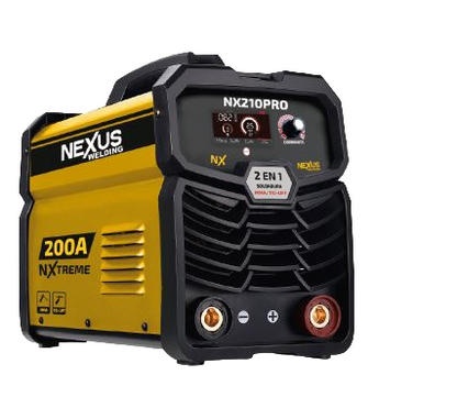 Soldadora Inverter 2 En 1 Bi Voltaje 100v-220v De 160A a 200A NEXUS WELDING NX210PRO