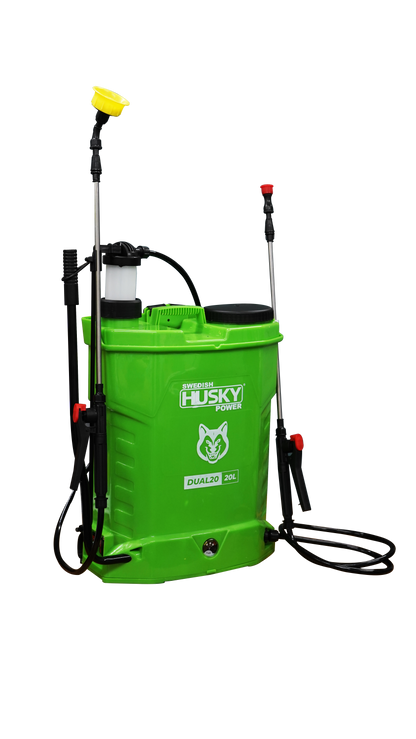 Fumigadora Aspersora Electrica/Manual 20L Husky DUAL20