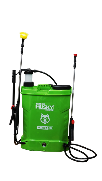 Fumigadora Aspersora Electrica/Manual 20L Husky DUAL20
