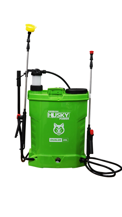 Fumigadora Aspersora Electrica/Manual 20L Husky DUAL20