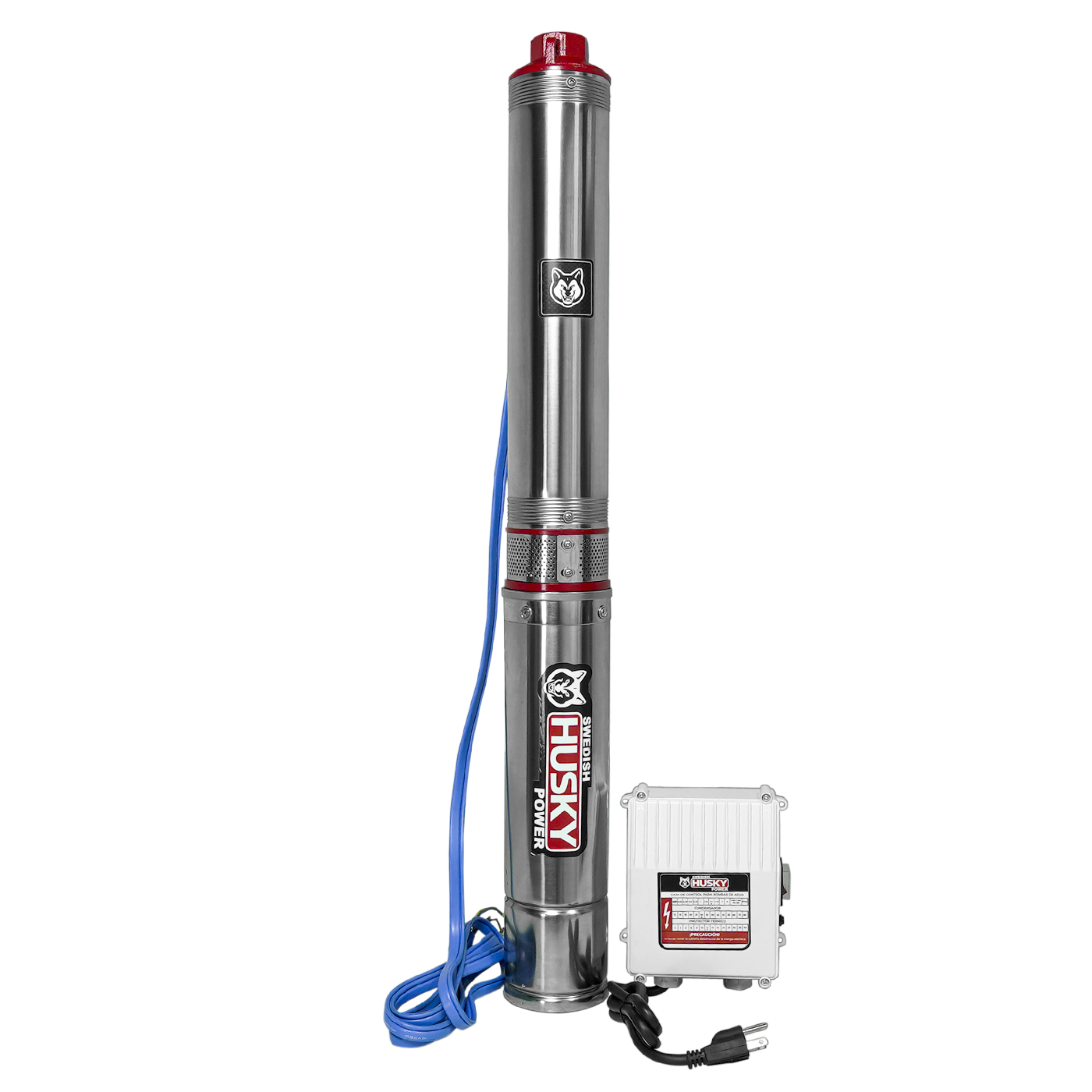 Bomba Sumergible De Agua Limpia Swedish Husky Power 1.5 Hp 110V Para Riego Agrícola FLUX150