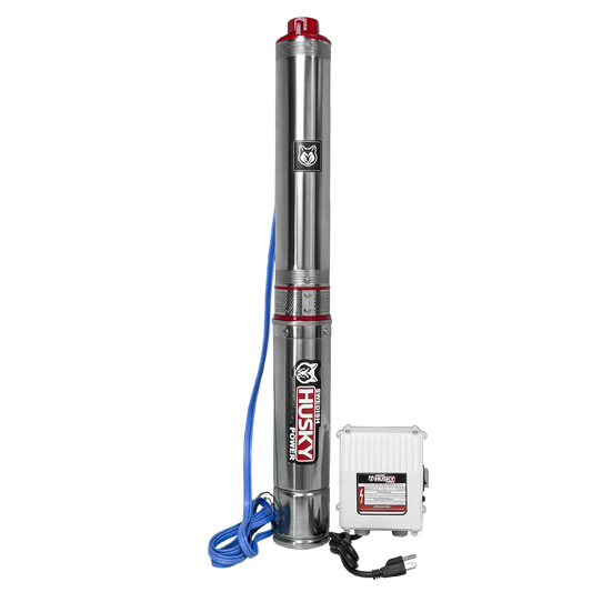 Bomba Sumergible De Agua Limpia Swedish Husky Power 1.5 Hp 110V Para Riego Agrícola FLUX150