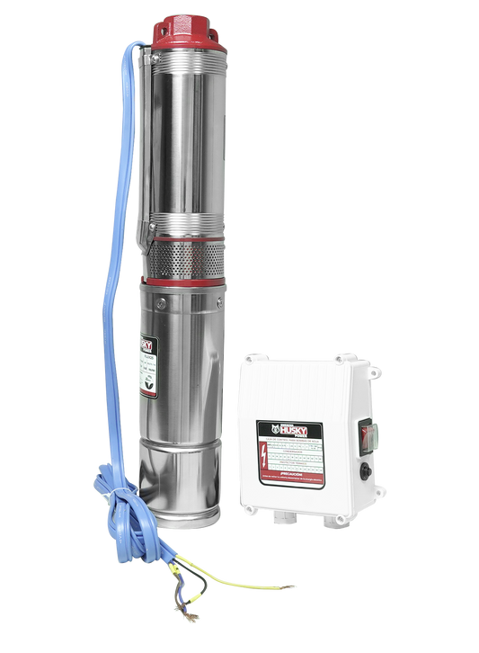 Bomba Sumergible De Agua Limpia Swedish Husky Power 1/4 Hp 110V Para Riego Agrícola FLUX25