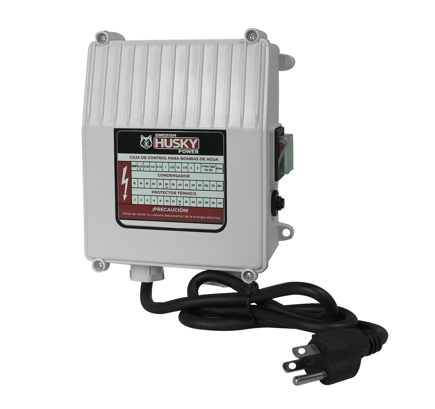 Bomba Sumergible De Agua Limpia Swedish Husky Power 1/4 Hp 110V Para Riego Agrícola FLUX25