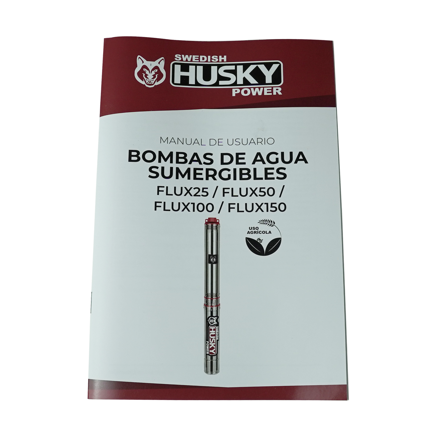 Bomba Sumergible De Agua Limpia Swedish Husky Power 1/4 Hp 110V Para Riego Agrícola FLUX25