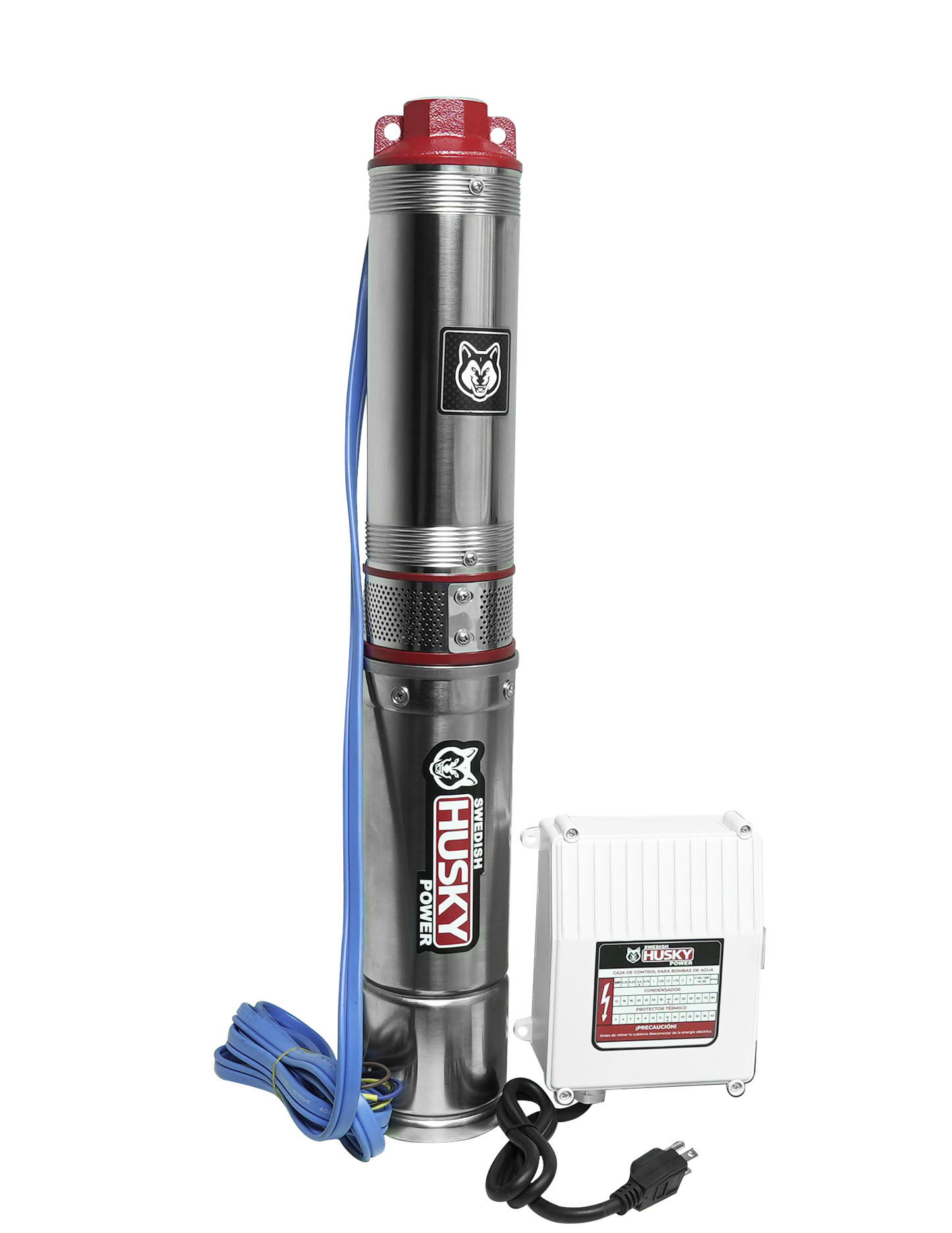 Bomba Sumergible De Agua Limpia Swedish Husky Power 1/2 Hp 110V Para Riego Agrícola FLUX50