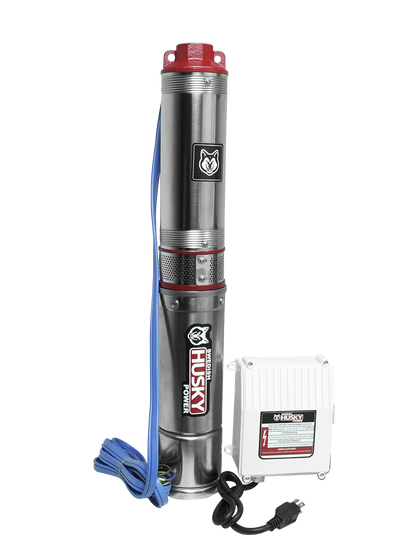 Bomba Sumergible De Agua Limpia Swedish Husky Power 1/2 Hp 110V Para Riego Agrícola FLUX50