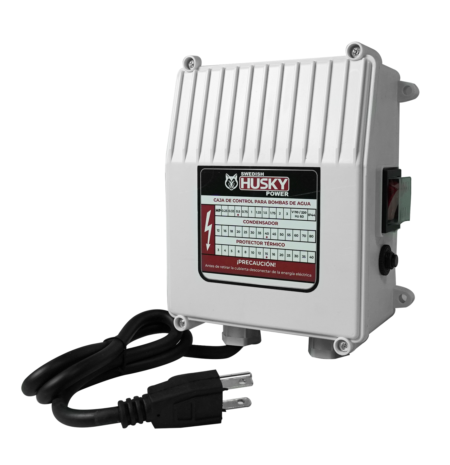 Bomba Sumergible De Agua Limpia Swedish Husky Power 1/2 Hp 110V Para Riego Agrícola FLUX50