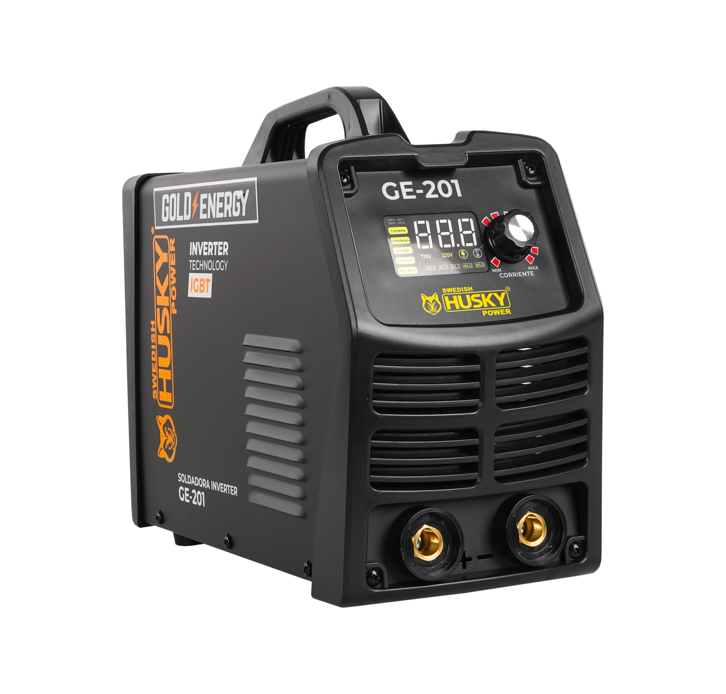 Soldadora Inverter Bi Volaje 110V-220V de 140A a 190A Husky GE-201