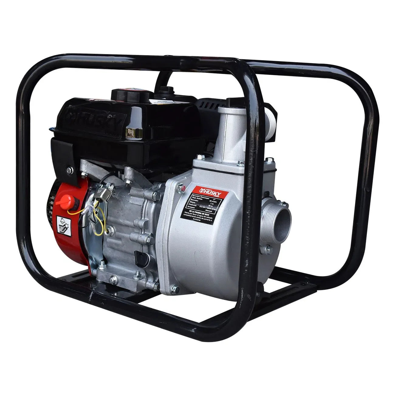 Motobomba A Gasolina 200cc 6.5 Hp Autocebante 4 Tiempos 2"x2" Husky HKW2065