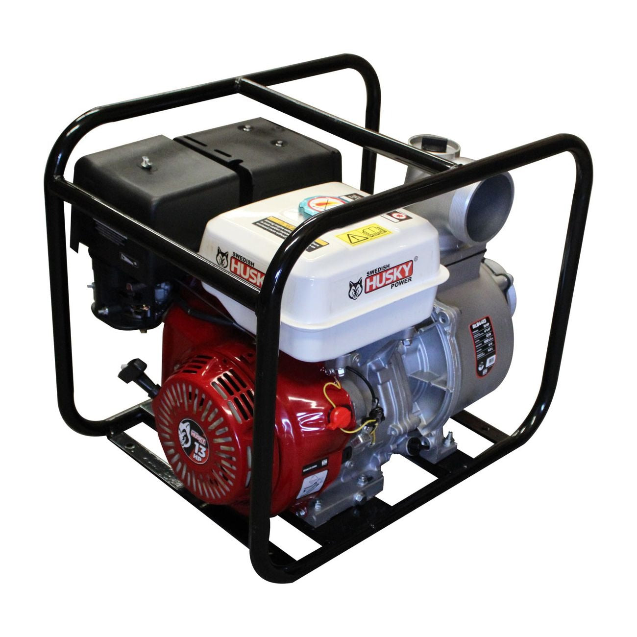 Motobomba A Gasolina 13 Hp Autocebante 4 Tiempos 4"x4" Husky RLB4413