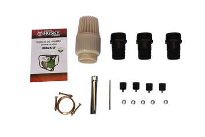 Motobomba A Gasolina 210cc 7 Hp Centrífuga 4 Tiempos 2"x2" Husky HKB2270F