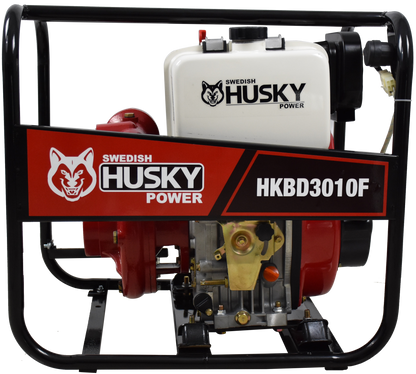 Motobomba A Diesel 10 Hp Centrífuga 3"x3" Husky HKBD3010F