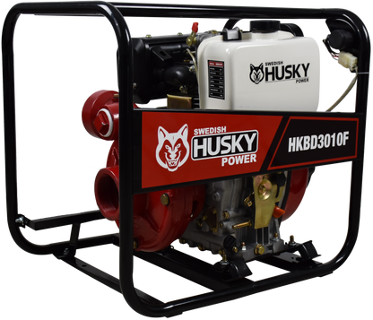 Motobomba A Diesel 10 Hp Centrífuga 3"x3" Husky HKBD3010F