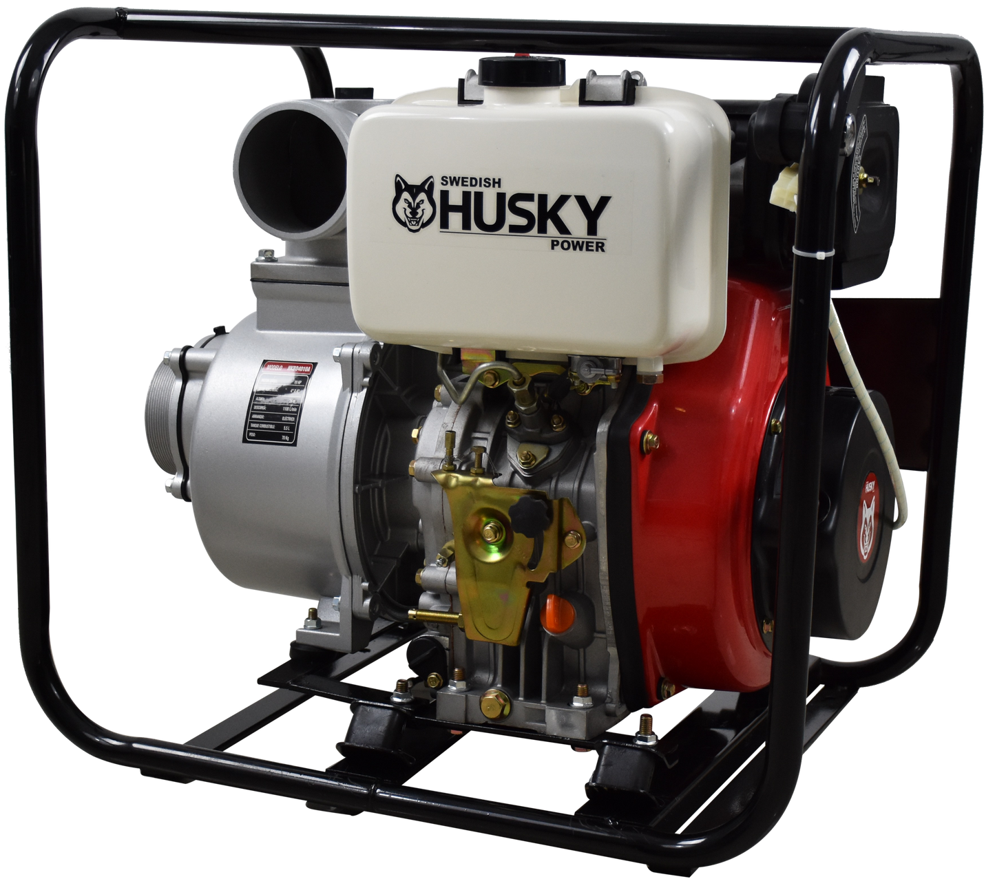 Motobomba A Diesel 10 Hp Autocebante 4"x4" Husky HKBD4010A