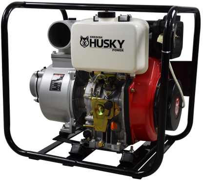 Motobomba A Diesel 10 Hp Autocebante 4"x4" Husky HKBD4010A