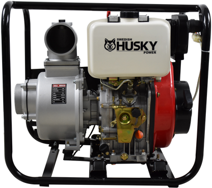Motobomba A Diesel 10 Hp Autocebante 4"x4" Husky HKBD4010A