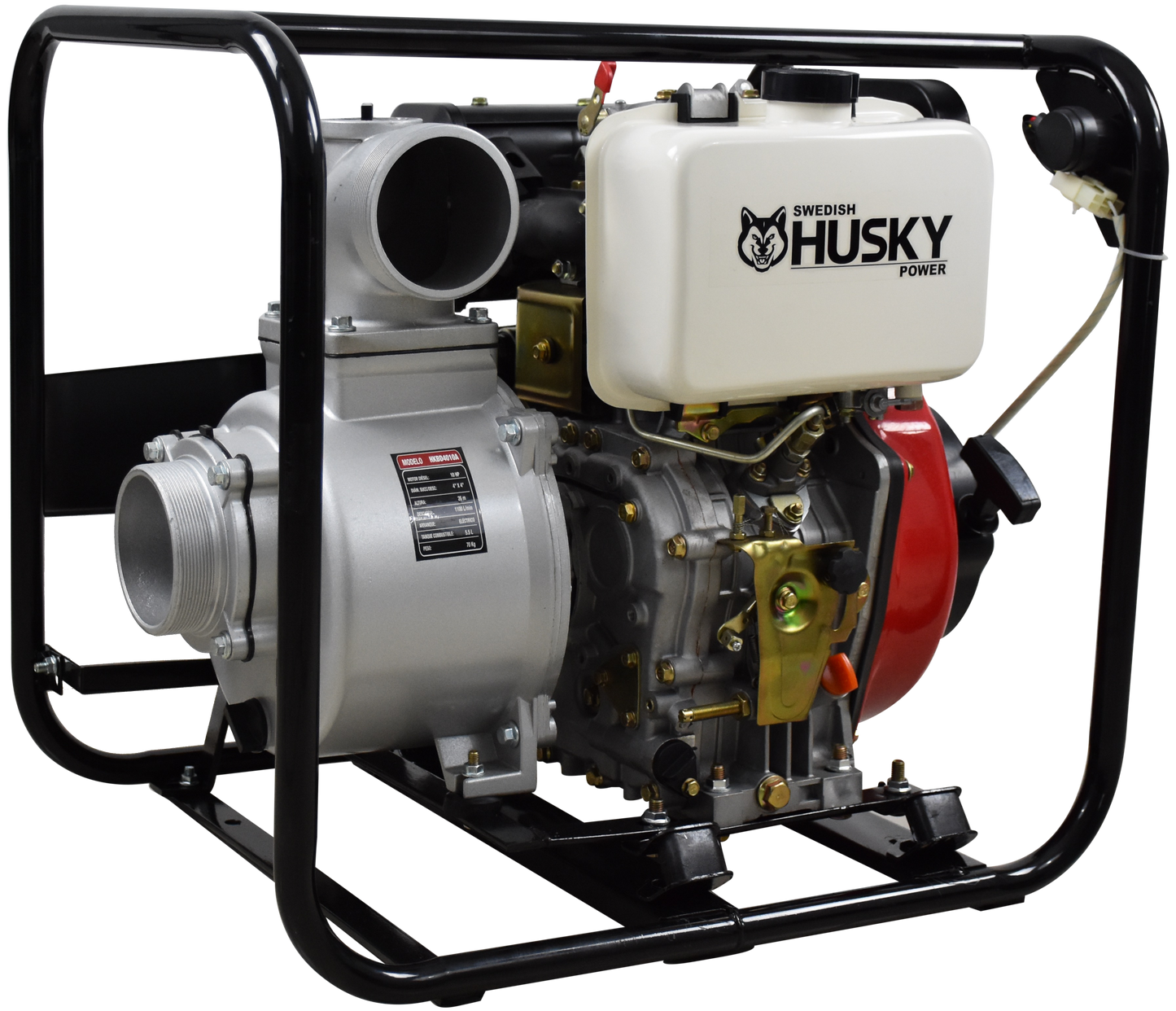 Motobomba A Diesel 10 Hp Autocebante 4"x4" Husky HKBD4010A