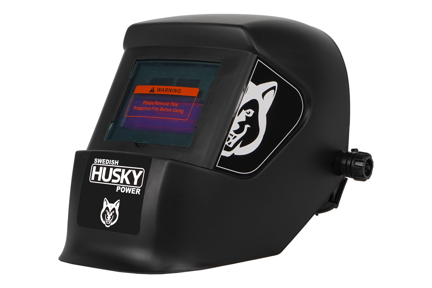 Careta Para Soldar Electrónica De Sombra Variable Negra Husky HKC15