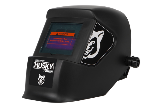 Careta Para Soldar Electrónica De Sombra Variable Negra Husky HKC15