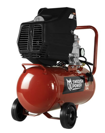 Kit Compresor de Aire Eléctrico De 2.5 Hp 110V Con Tanque De 25 Litros Y 115 Psi Con Pistola De Gravedad y Manguera De 3 Metros Husky HKC25MP