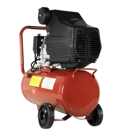 Kit Compresor de Aire Eléctrico De 2.5 Hp 110V Con Tanque De 25 Litros Y 115 Psi Con Pistola De Gravedad y Manguera De 3 Metros Husky HKC25MP