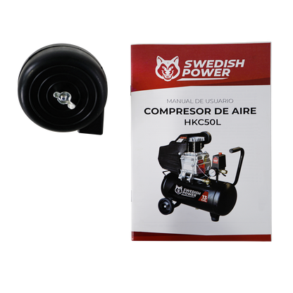 Compresor de Aire Eléctrico De 3.5 Hp 110V Con Tanque De 50 Litros Y 115 Psi Husky HKC50L