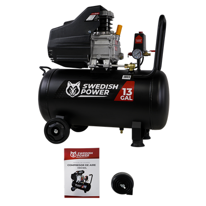 Compresor de Aire Eléctrico De 3.5 Hp 110V Con Tanque De 50 Litros Y 115 Psi Husky HKC50L