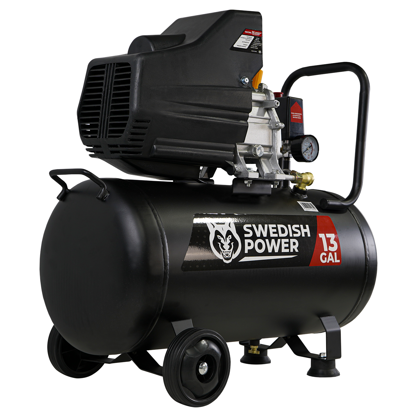 Compresor de Aire Eléctrico De 3.5 Hp 110V Con Tanque De 50 Litros Y 115 Psi Husky HKC50L