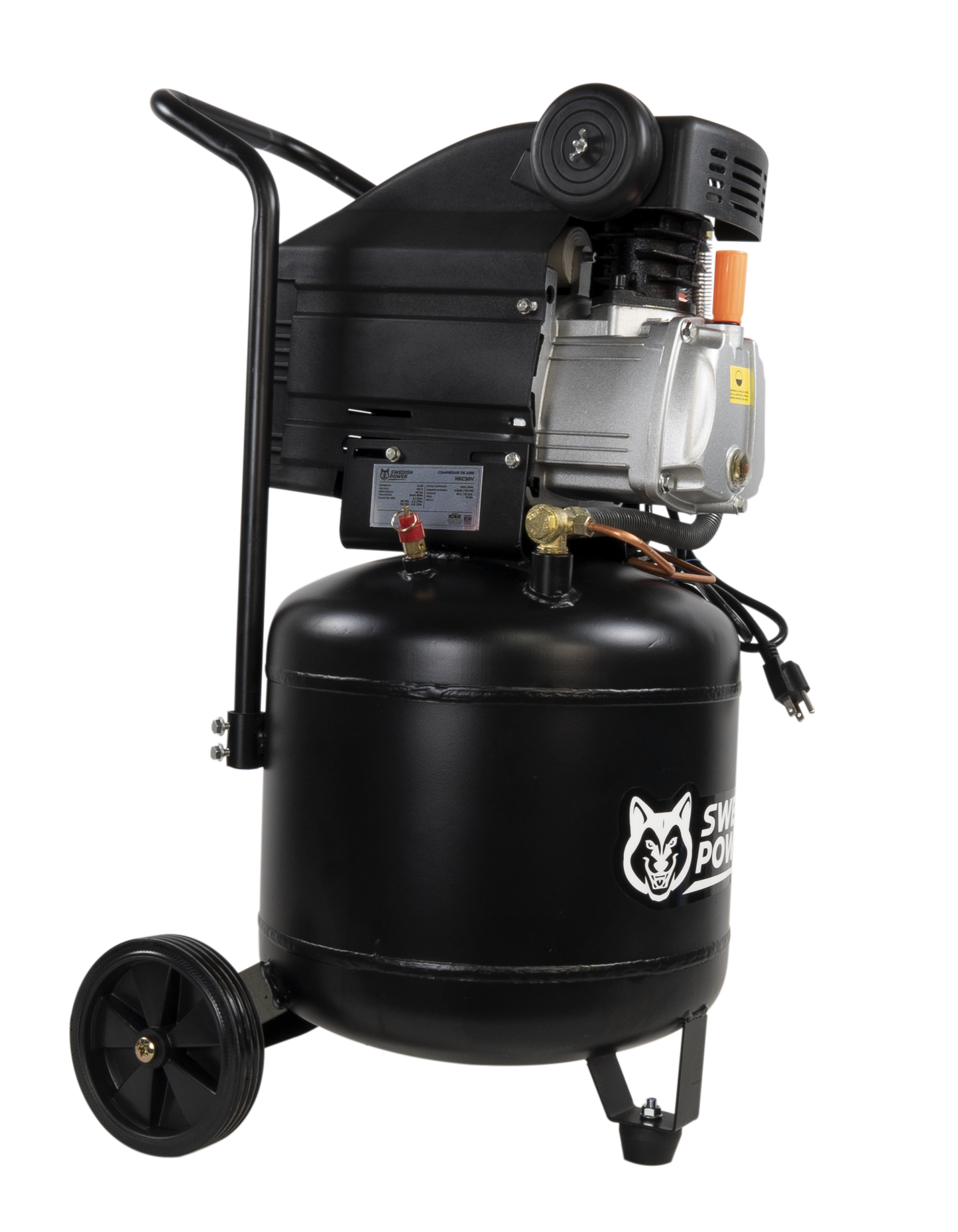 Compresor Vertical De Aire Electrico De 3 Hp 110v/60Hz 116 Psi Swedish Husky Power HKC50V