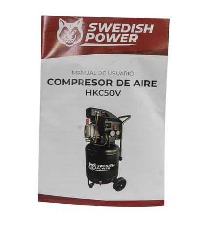 Compresor Vertical De Aire Electrico De 3 Hp 110v/60Hz 116 Psi Swedish Husky Power HKC50V