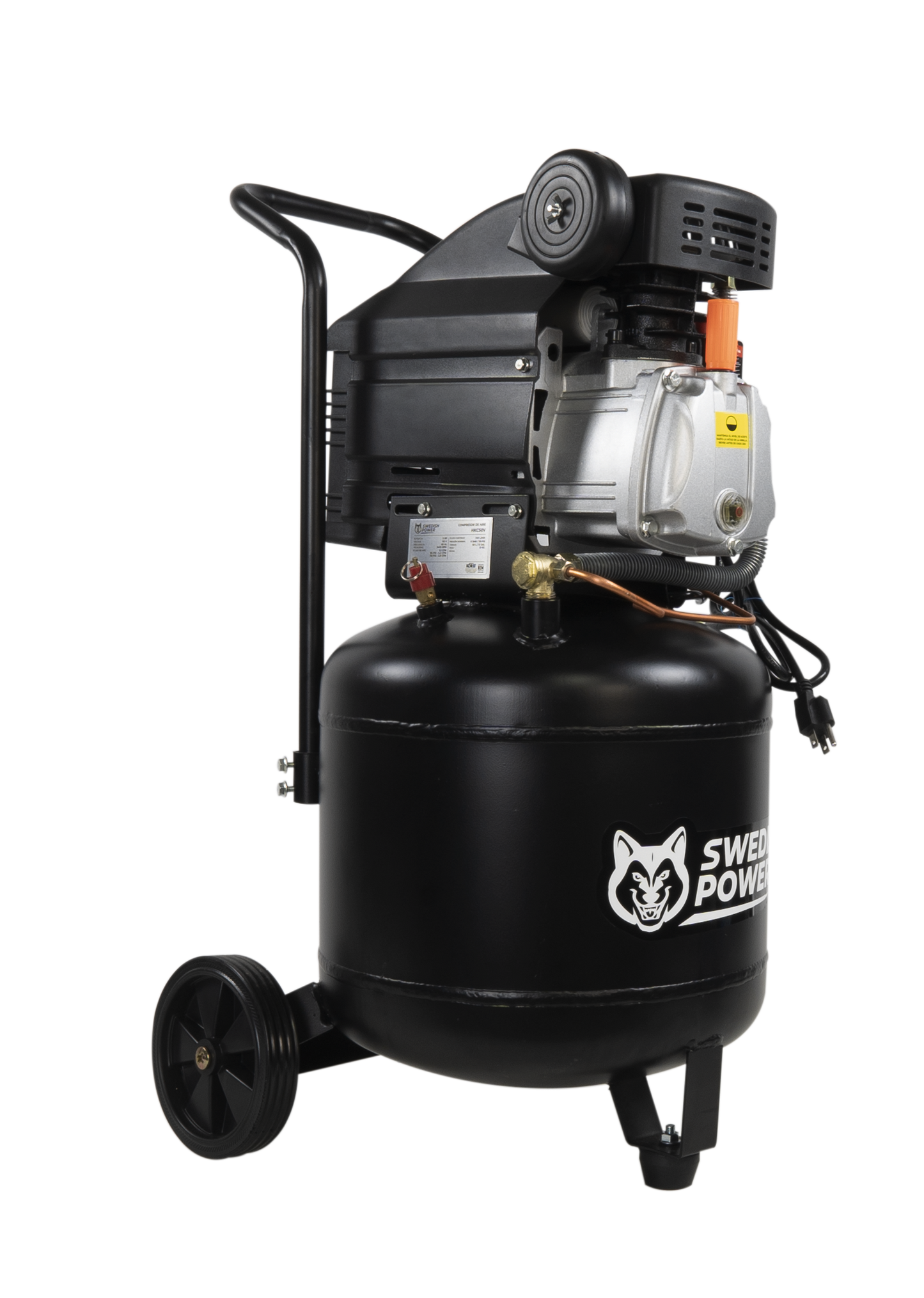 Compresor Vertical De Aire Electrico De 3 Hp 110v/60Hz 116 Psi Swedish Husky Power HKC50V