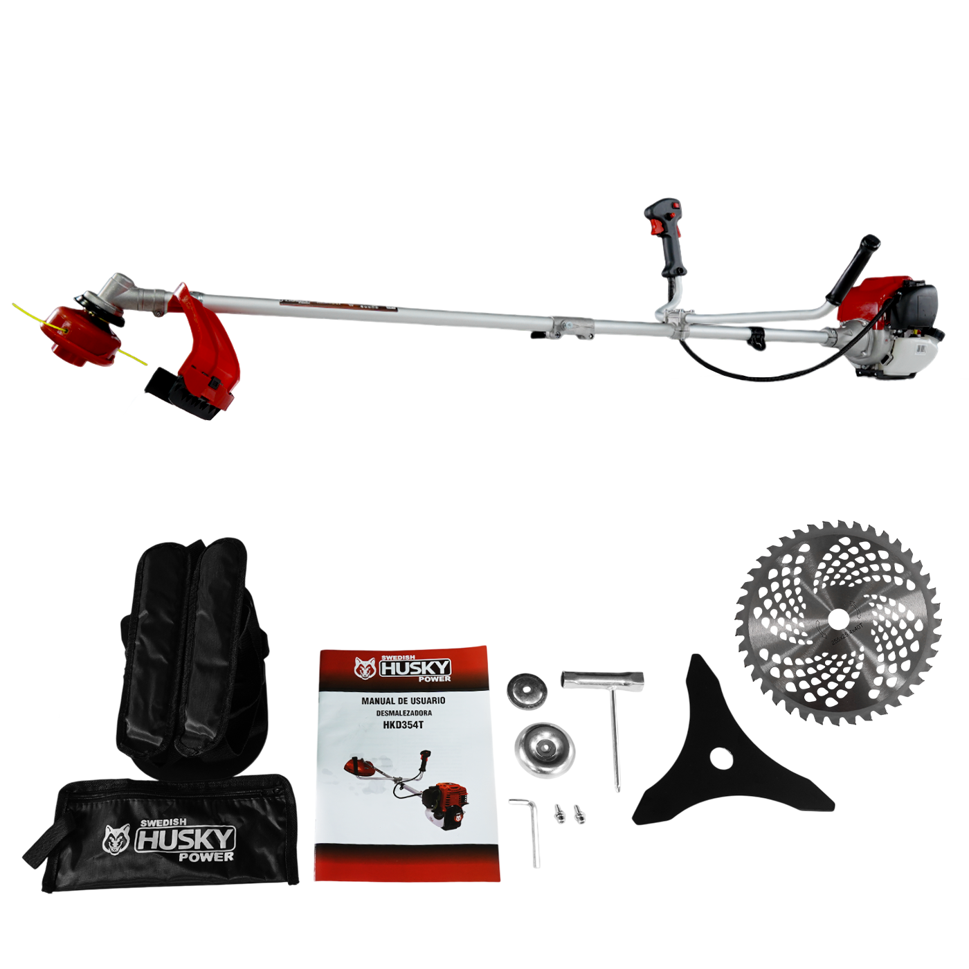 Desbrozadora Desmalezadora Recta 4 Tiempos 35cc 1.2Hp Husky HKD354T