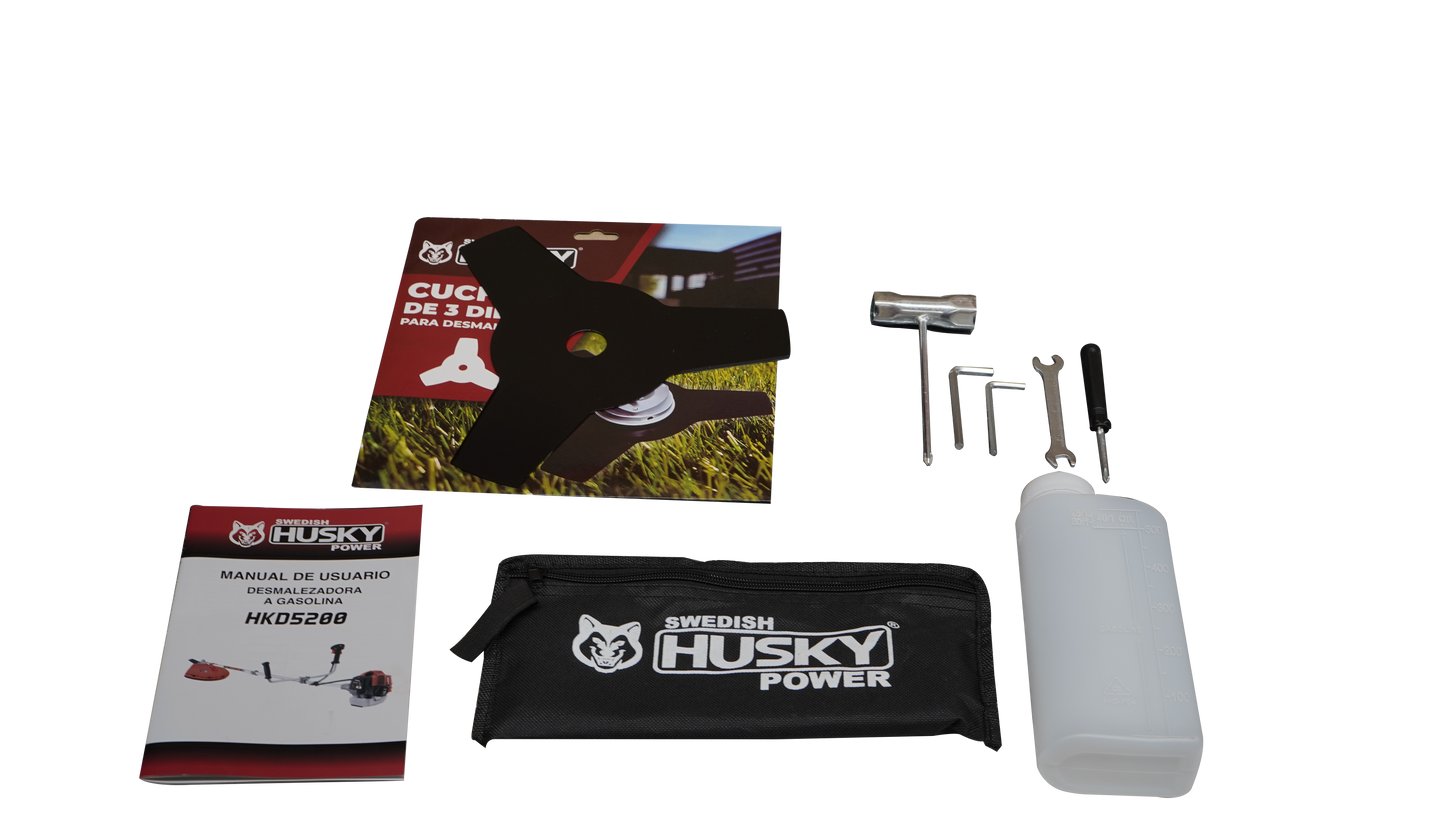 Desbrozadora Desmalezadora Recta 2 Tiempos 52cc 2.5Hp Husky HKD5200